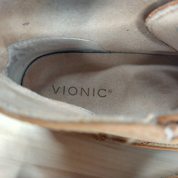 Vionic Shawna High Top Tan Comfort Weather Resistant Boots Women US 8.5 - Picture 9 of 16